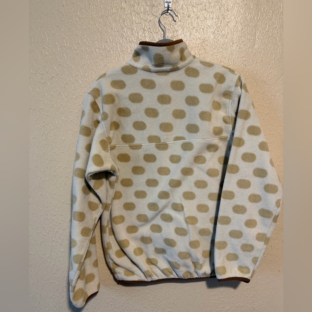 Patagonia Synchilla Snap T Fleece Polka Dot Pullover Size Medium - Picture 3 of 5